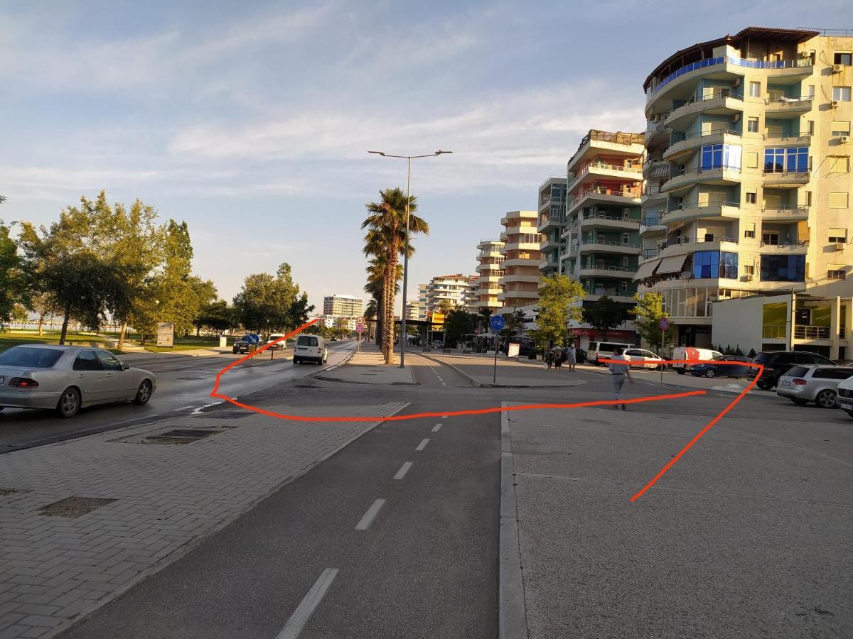 Lungomare Beach Apartments Vlora Kültér fotó